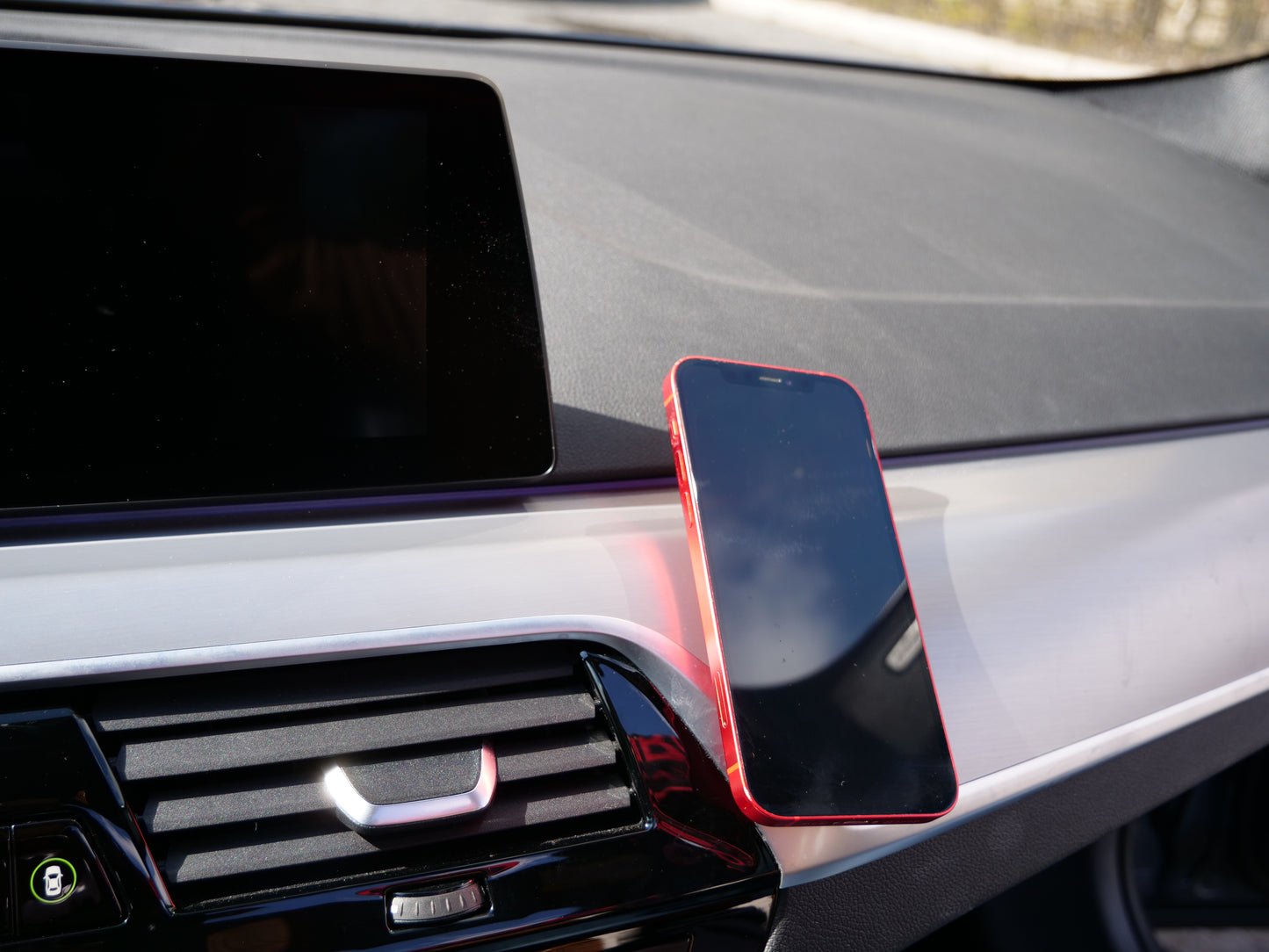 MyTech Magnetic Stick-On Car Holder - Magnetic Phone Holder - Universal -