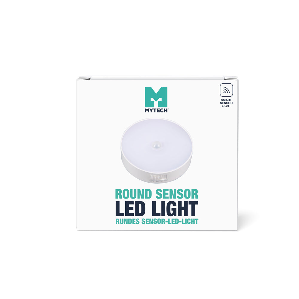 MyTech round sensor LED light: MyTech round sensor LED light I Led kastverlichting I Draadloos I Overal te monteren I Duurzaam I Goede kwaliteit