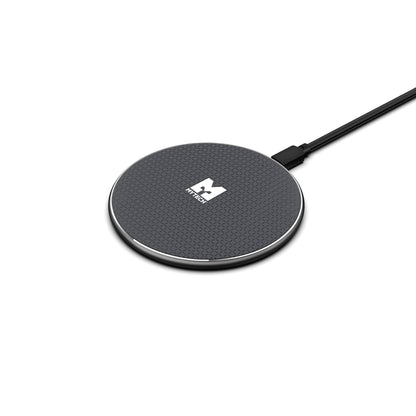 MyTech Wireless Charger I Oplader I Snelladen met een vermogen tot 10W I Gemakkelijk I Veilig opladen I Aluminium + ABS