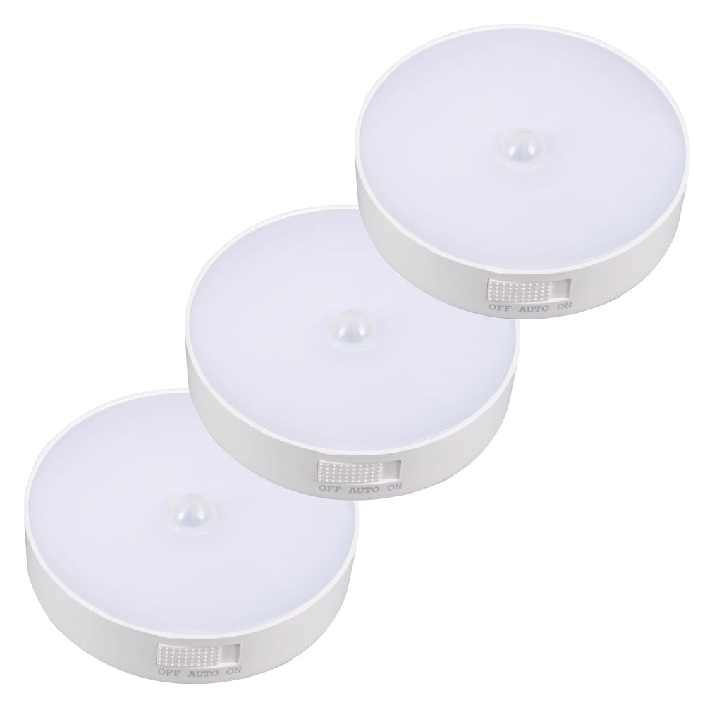 MyTech round sensor LED light | 3-Pack