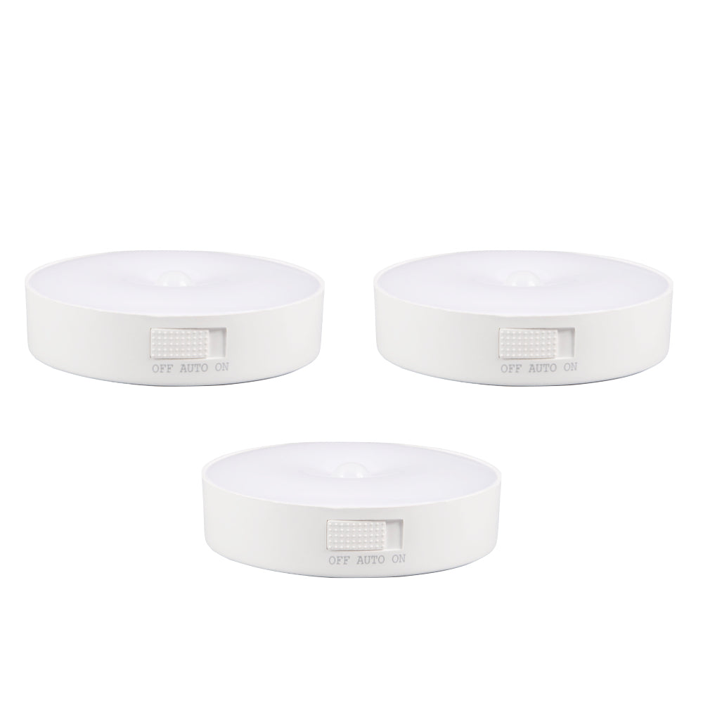 MyTech round sensor LED light | 3-Pack