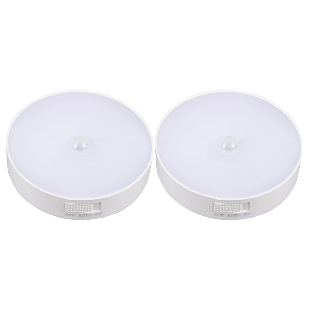 MyTech round sensor LED light - 2-Pack
